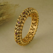 ANTIQUE GOLD PLATED PAISLEY KADA