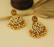 ANTIQUE GOLD PEARL EARRING