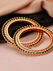 Red Enamel Set of 2 Bangles