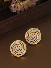 GOLDEN APOORVA ZIRCONIA STUDS